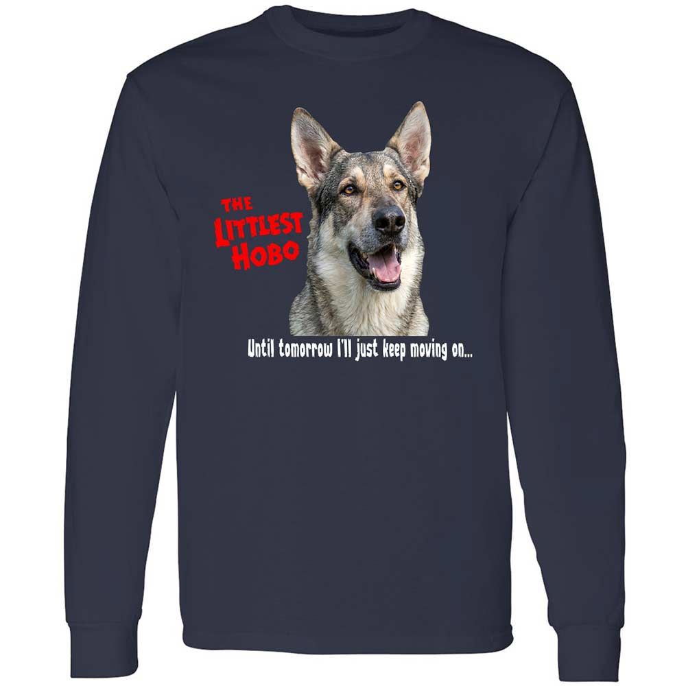 Long Sleeve T-Shirt - HJWBSS6U - Navy - 2