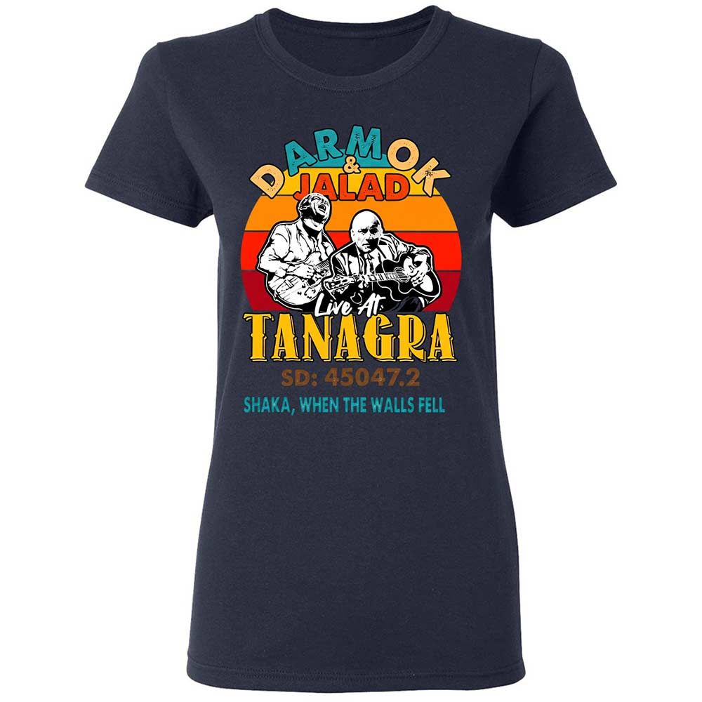 Women's T-Shirt - NX96HQDU - Navy - 2