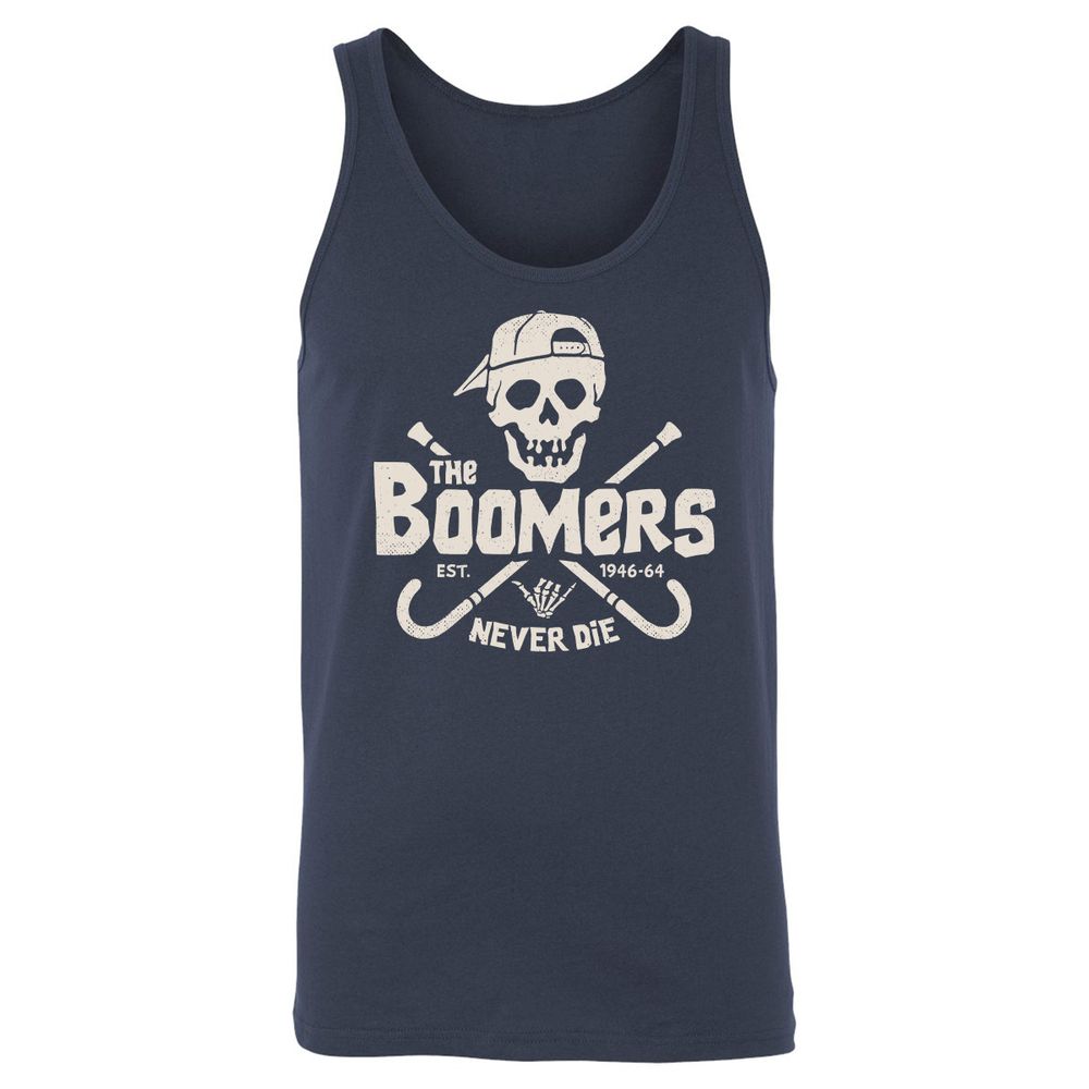 Unisex Jersey Tank - 69H5TUPT - Navy - 2