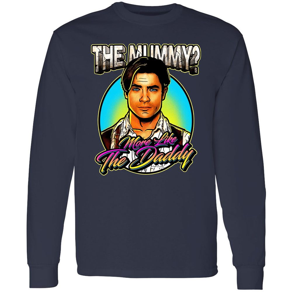 Long Sleeve T-Shirt - 4MQCWX6J - Navy - 2