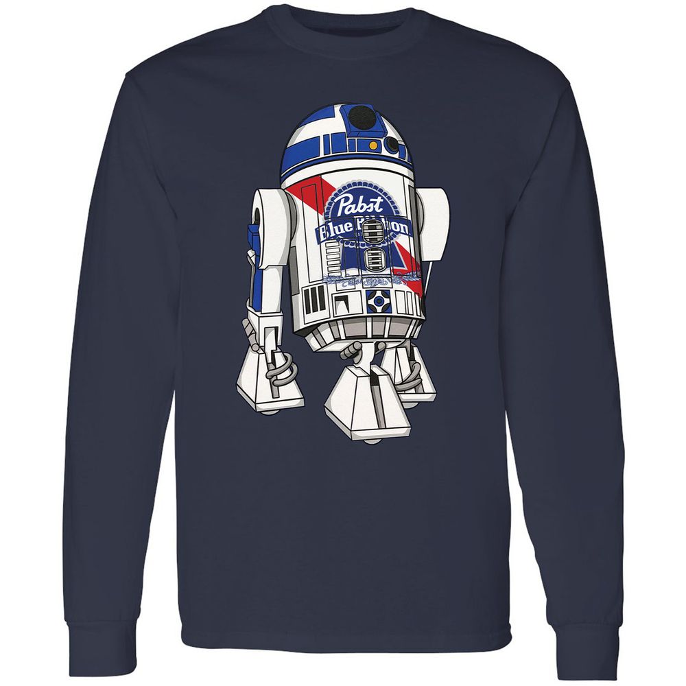 Long Sleeve T-Shirt - V651MZWM - Navy - 2