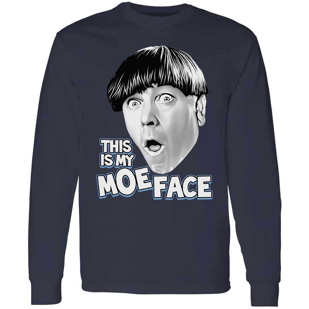 Long Sleeve T-Shirt - C8WGB5RB - Navy - 2
