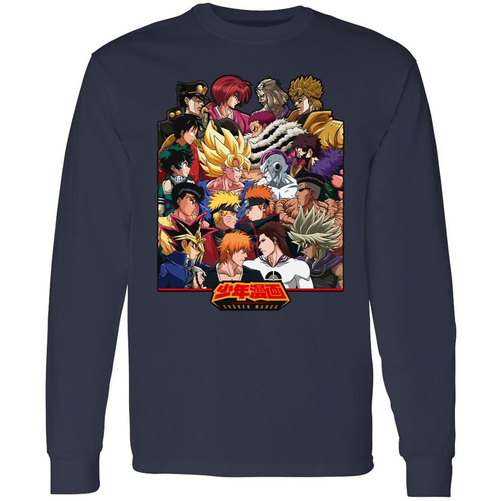 Long Sleeve T-Shirt - KUD3Y13E - Navy - 2