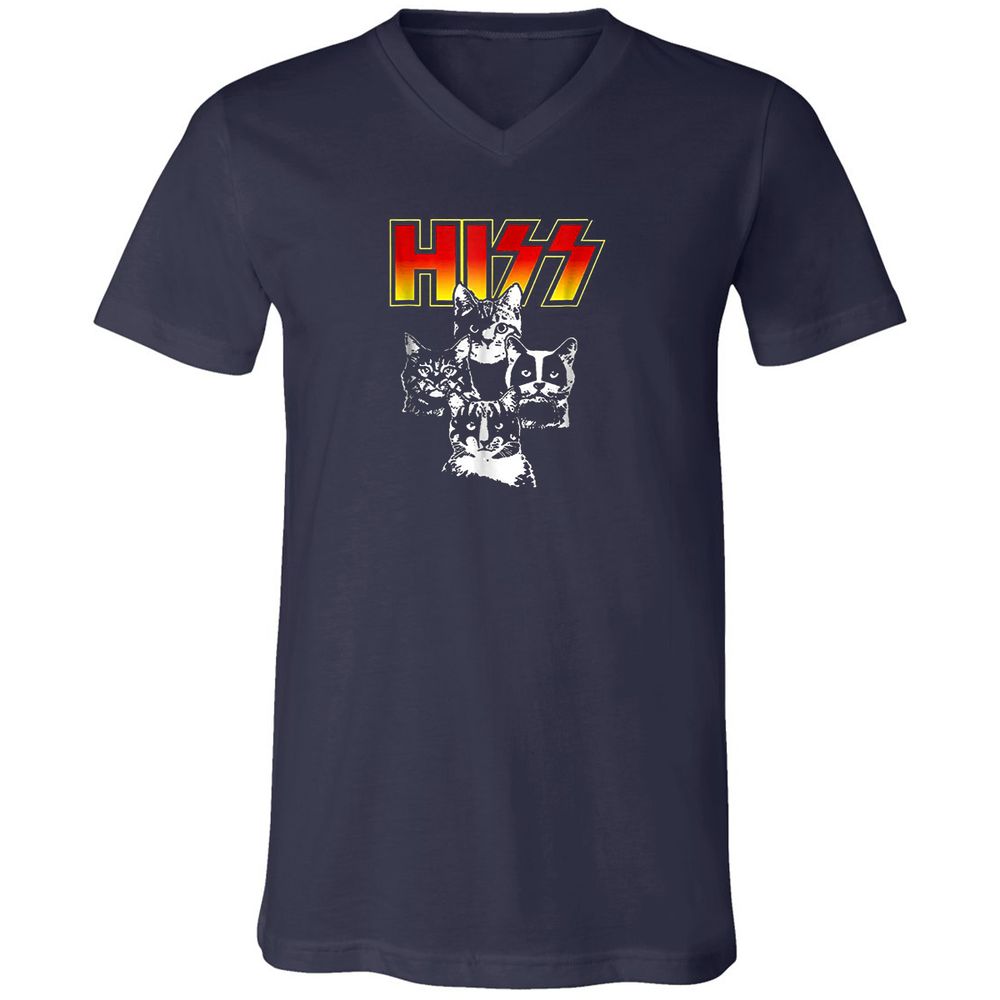 Unisex V-Neck T-Shirt - CGVMBM3W - Navy - 2