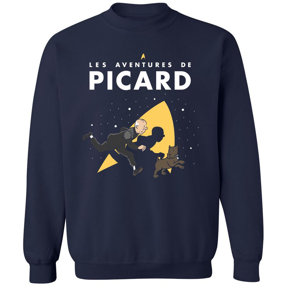 Classic Unisex Sweatshirt - W3XJA6CT - Navy - 2