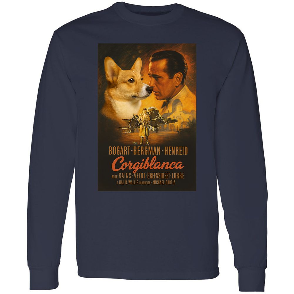 Long Sleeve T-Shirt - RNA4CRLN - Navy - 2