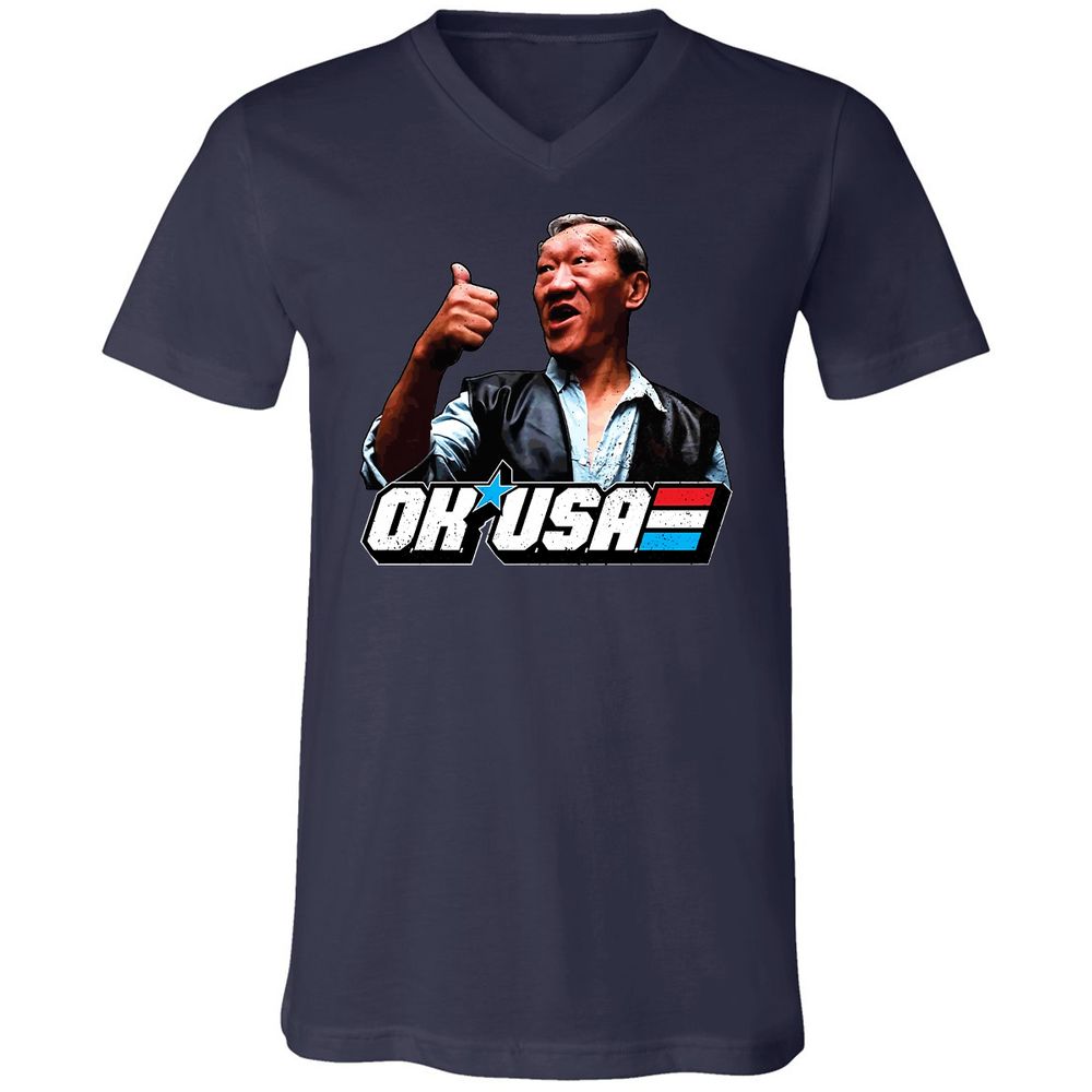 Unisex V-Neck T-Shirt - T631UCHG - Navy - 2