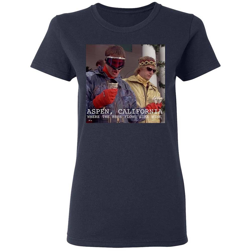 Women's T-Shirt - A6J6ZP1J - Navy - 2