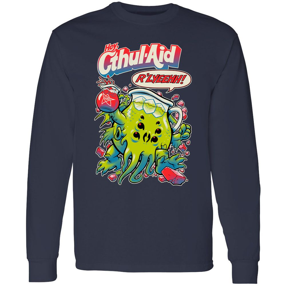 Long Sleeve T-Shirt - U75DYL9L - Navy - 2