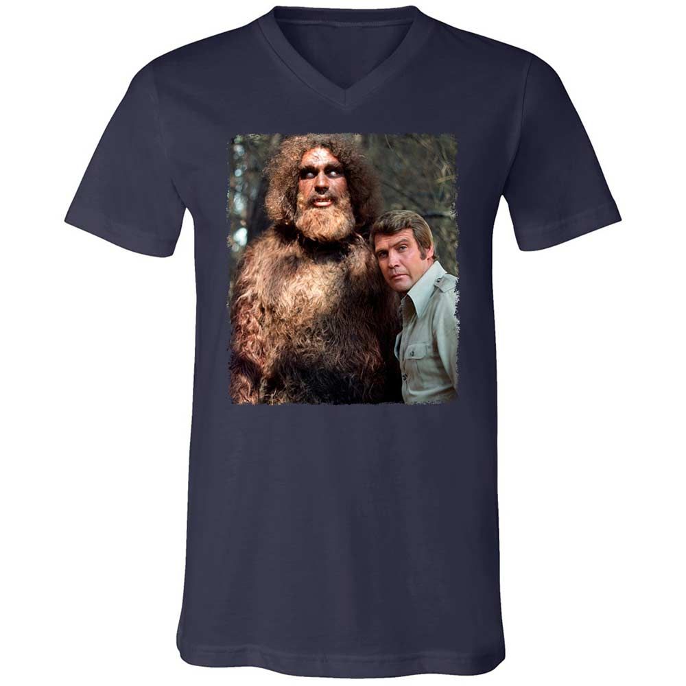 Unisex V-Neck T-Shirt - R6M96SYA - Navy - 2
