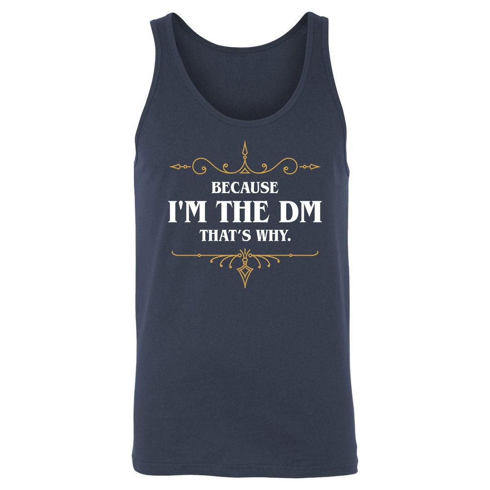 Unisex Jersey Tank - CLQM6UKT - Navy - 2