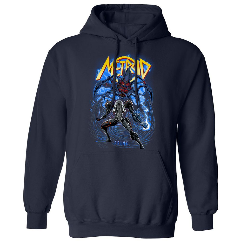 Classic Unisex Hoodie - Q5YEFJVH - Navy - 2