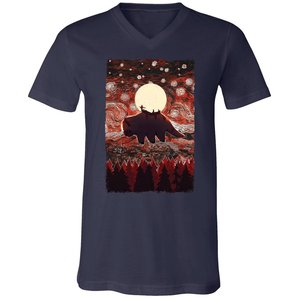 Unisex V-Neck T-Shirt - TG73CHSD - Navy - 2