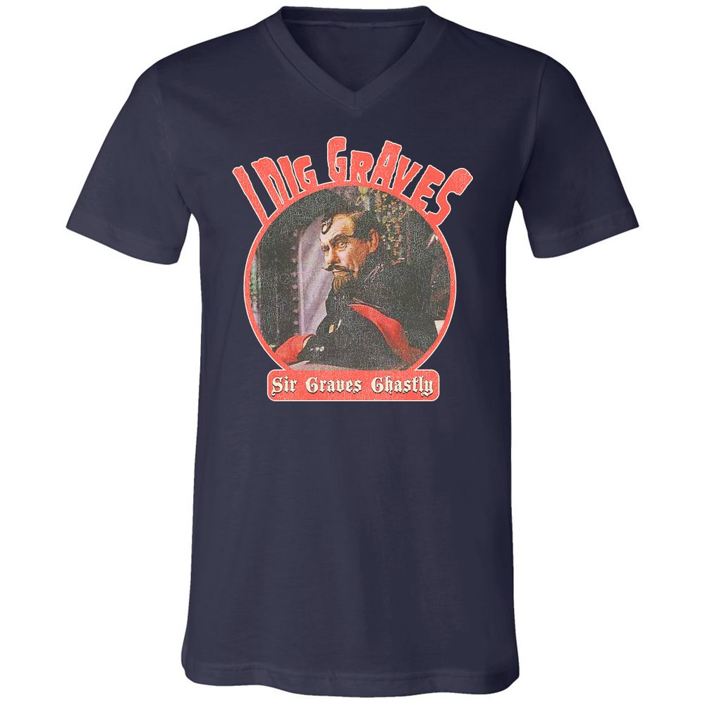 Unisex V-Neck T-Shirt - EBP7BS3U - Navy - 2