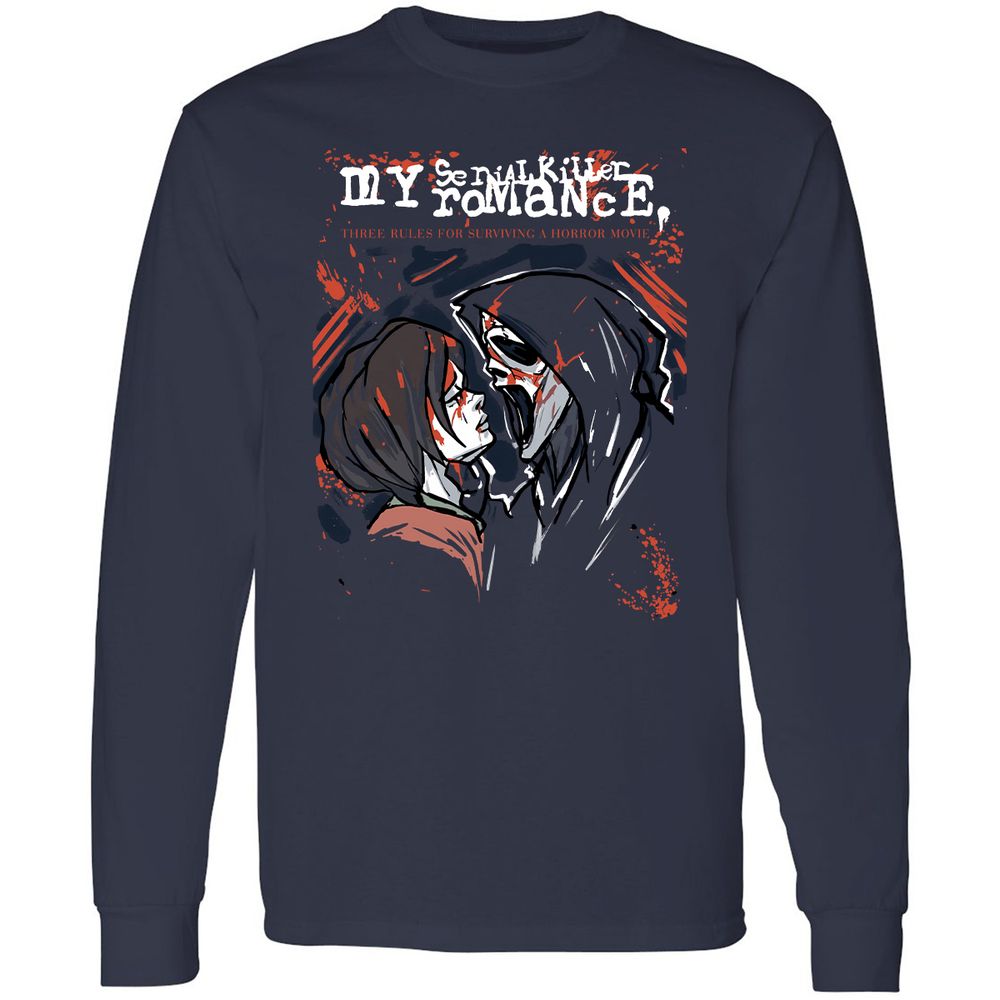 Long Sleeve T-Shirt - CK6ZTAJ7 - Navy - 2