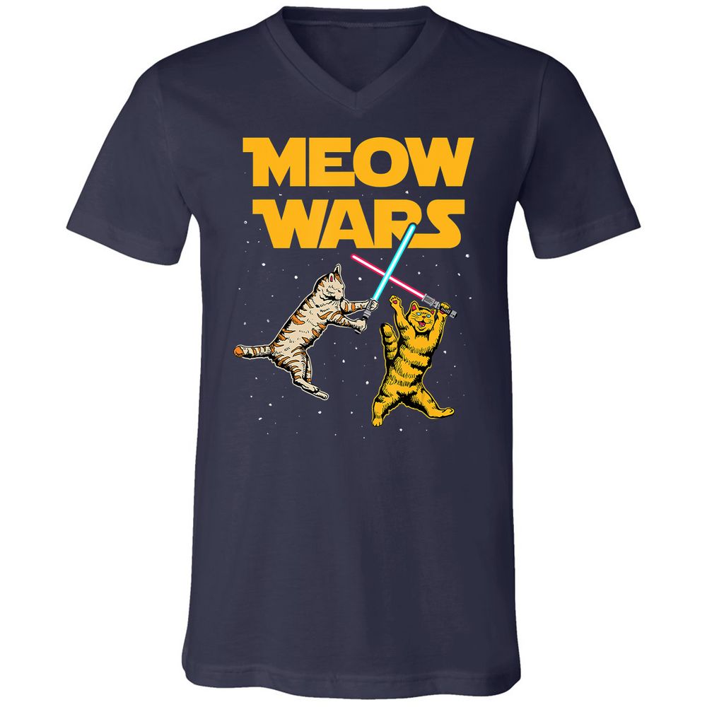 Unisex V-Neck T-Shirt - 2Z96QF1T - Navy - 2