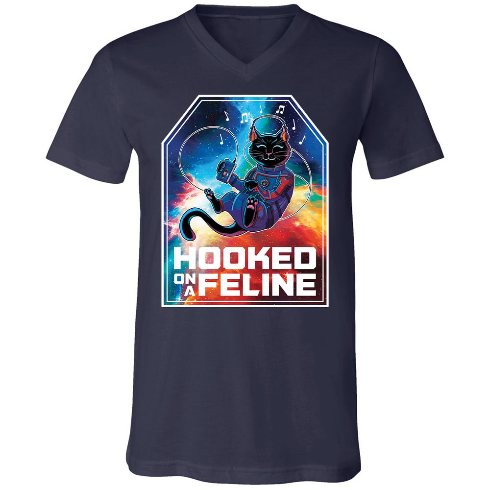 Unisex V-Neck T-Shirt - JFM3JBN1 - Navy - 2