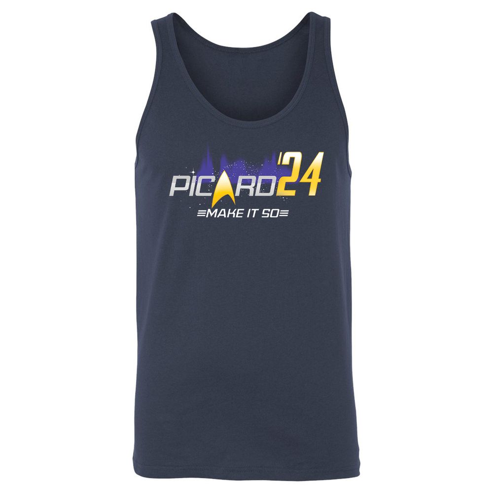 Unisex Jersey Tank - 5ZK2VBJ3 - Navy - 2