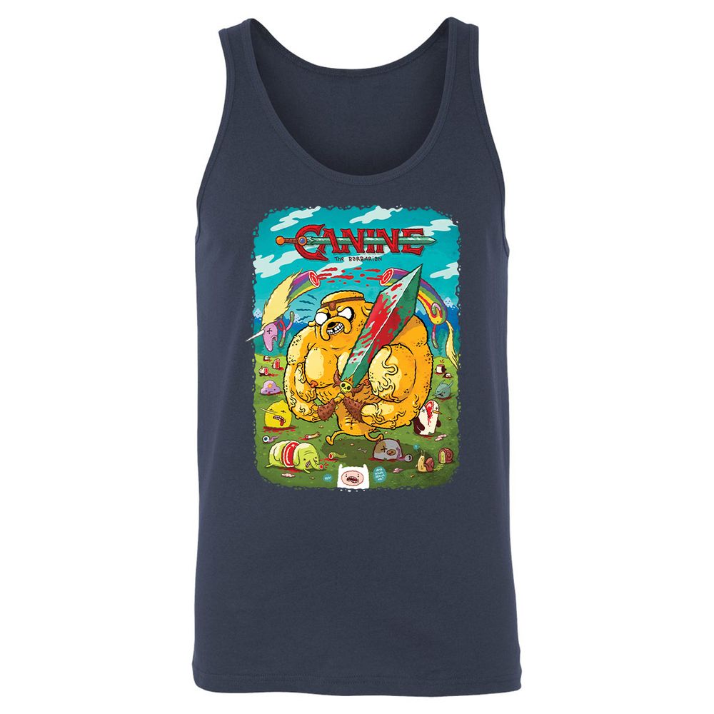 Unisex Jersey Tank - K4ADEDX6 - Navy - 2