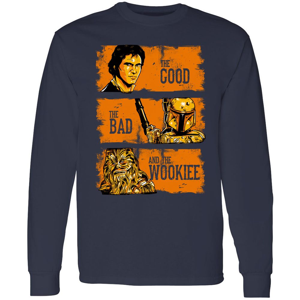 Long Sleeve T-Shirt - QJRUFBGT - Navy - 2