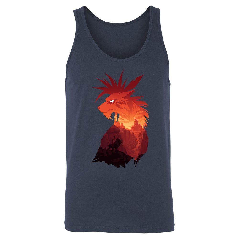 Unisex Jersey Tank - DRPL2MG5 - Navy - 2