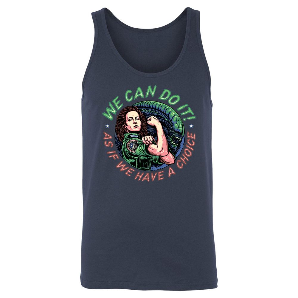 Unisex Jersey Tank - QUEW3UMF - Navy - 2