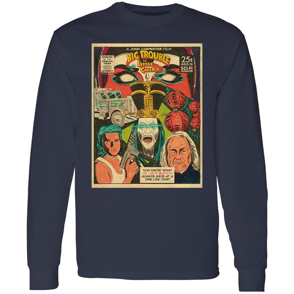 Long Sleeve T-Shirt - MDCLPNKG - Navy - 2