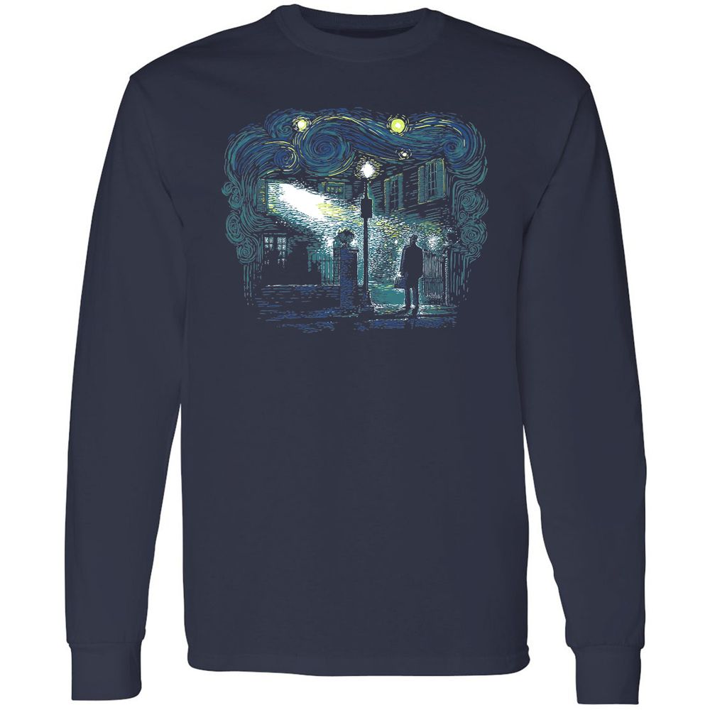 Long Sleeve T-Shirt - FNADUH8B - Navy - 2