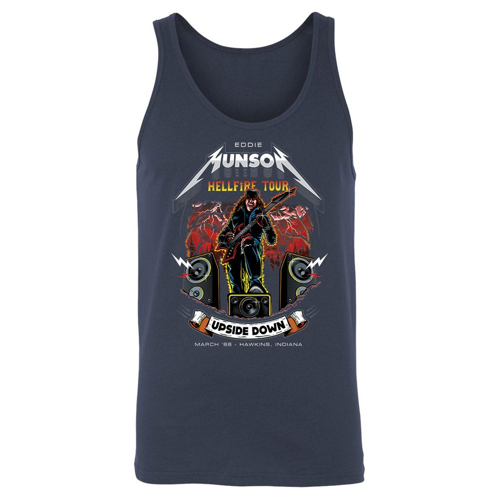 Unisex Jersey Tank - A776QU92 - Navy - 2