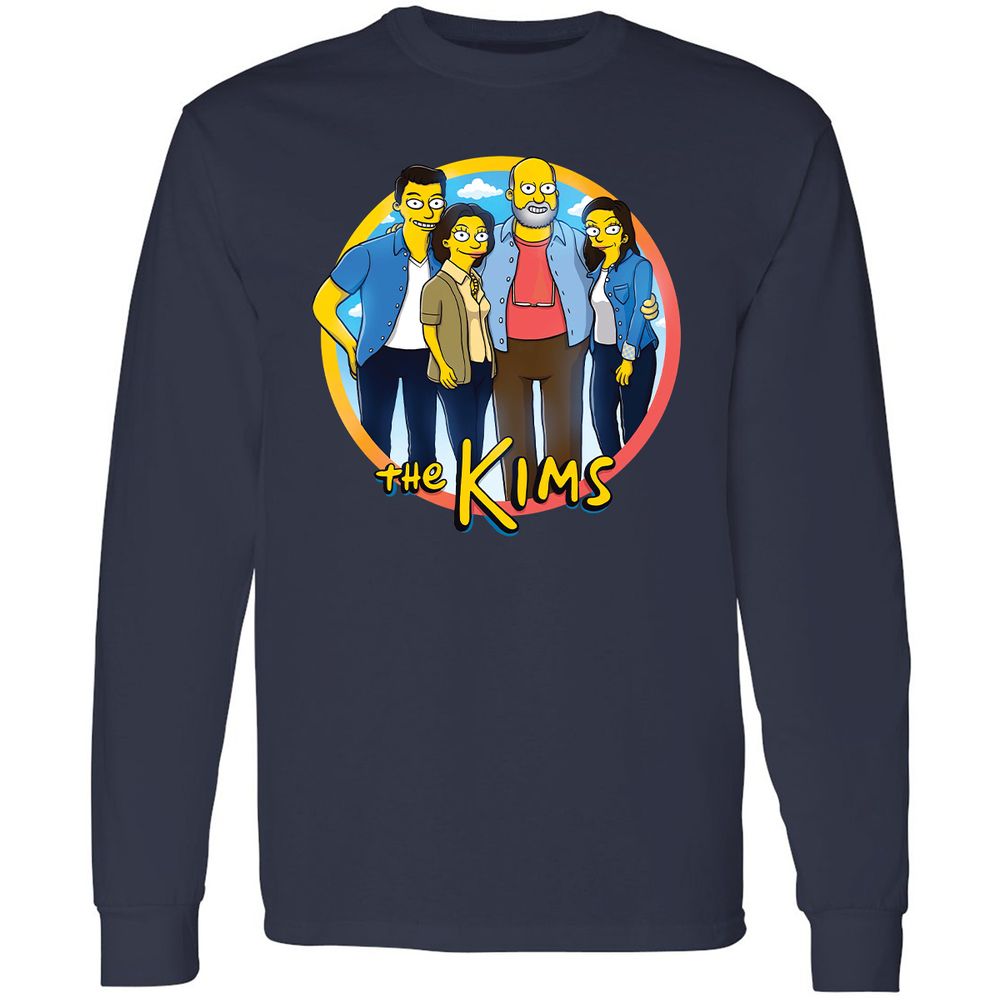 Long Sleeve T-Shirt - TLENTKWX - Navy - 2