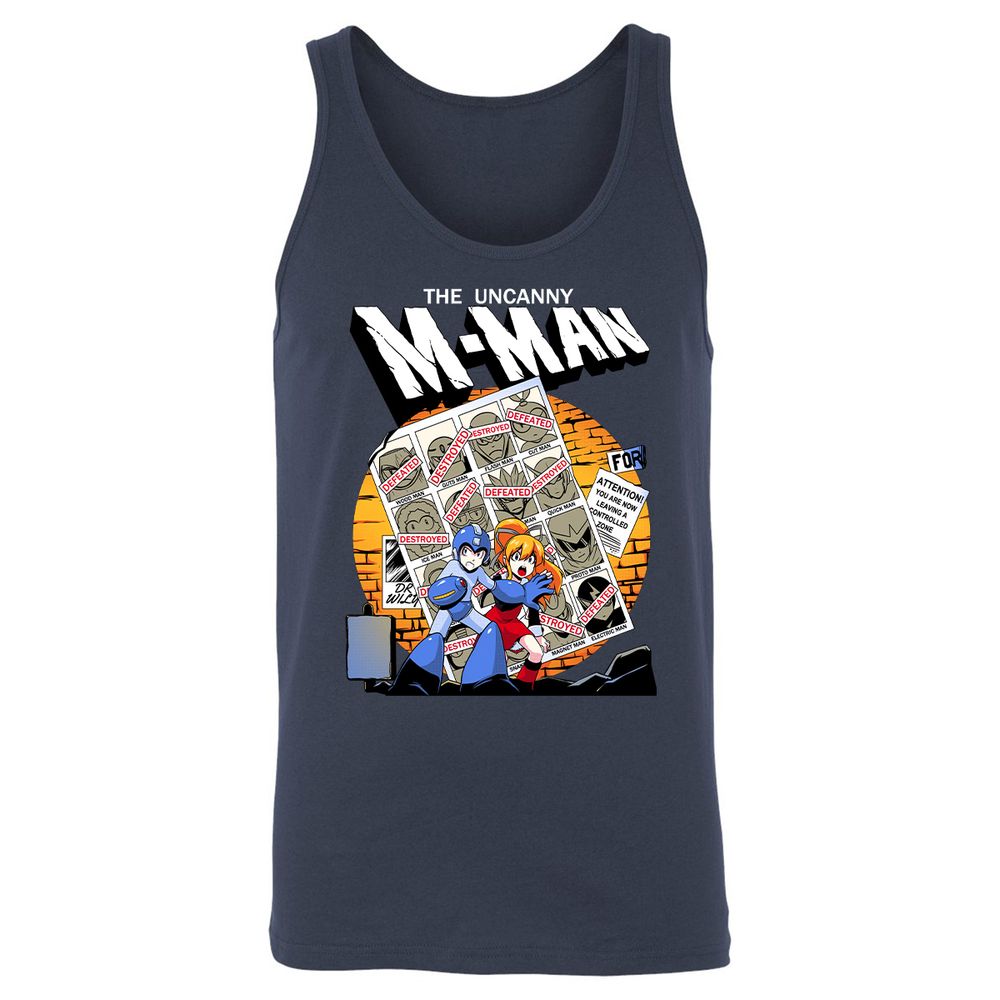 Unisex Jersey Tank - 6ZBPQX6C - Navy - 2