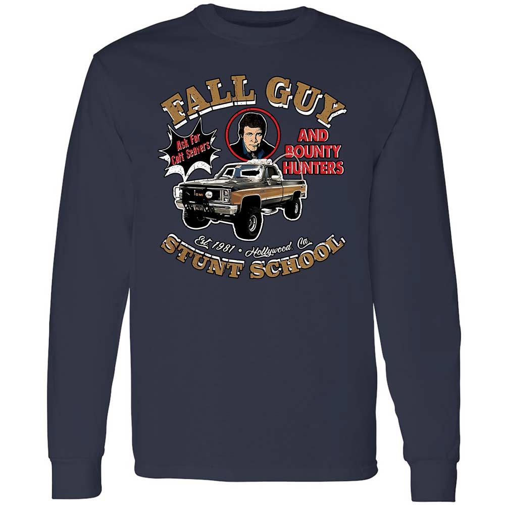 Long Sleeve T-Shirt - 7CFD9CQH - Navy - 2
