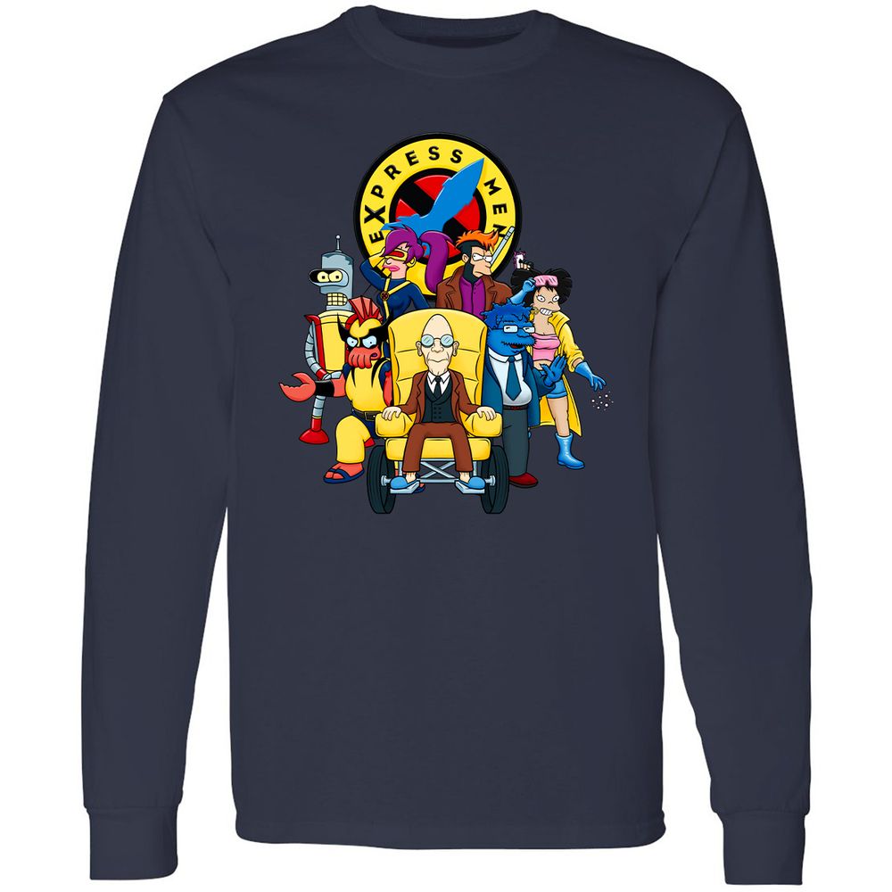 Long Sleeve T-Shirt - PU7H2BSR - Navy - 2