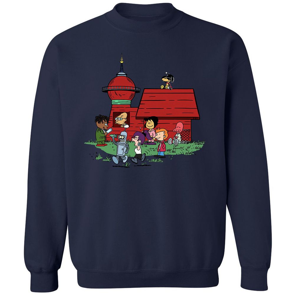 Classic Unisex Sweatshirt - 326V769T - Navy - 2