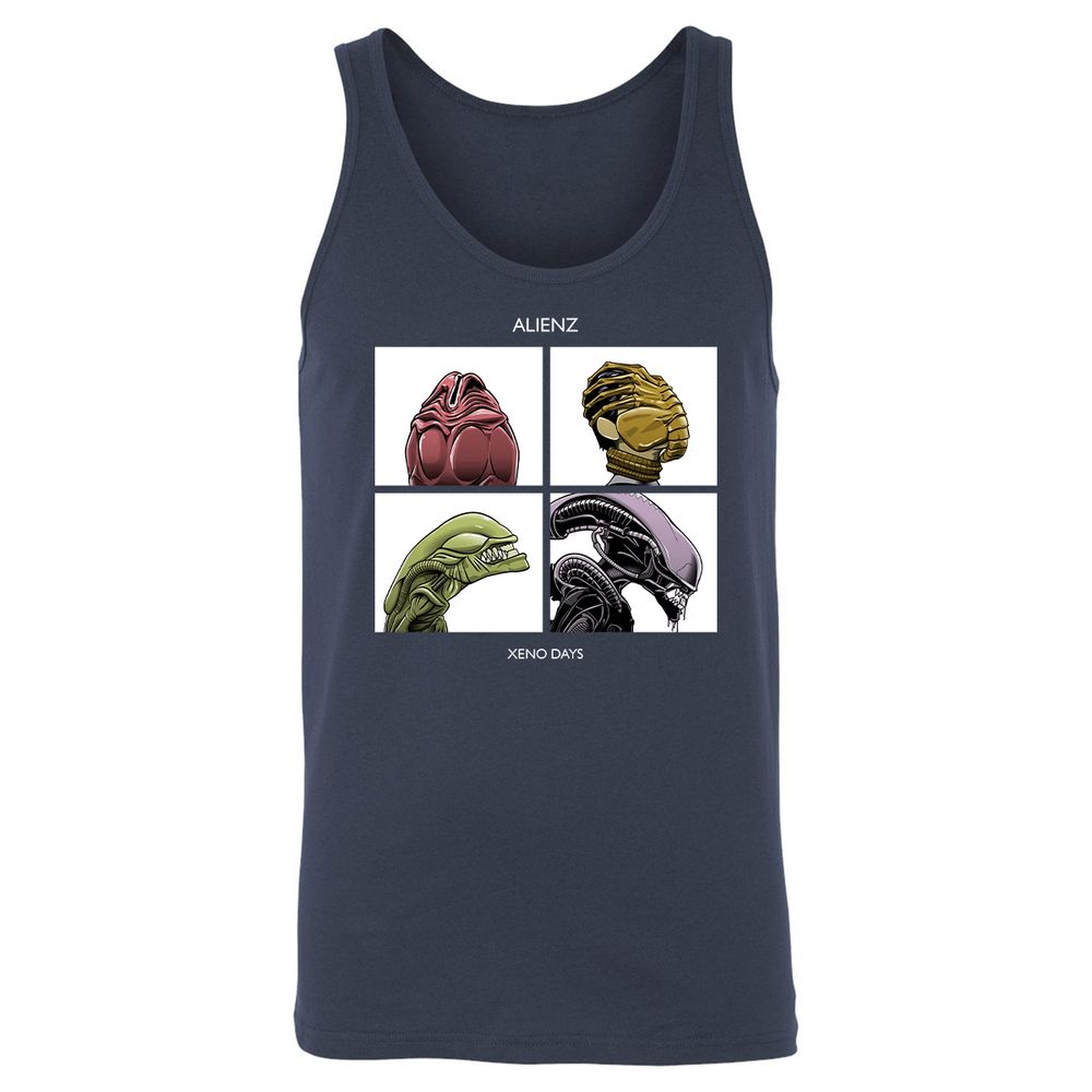 Unisex Jersey Tank - YTU8F5ER - Navy - 2