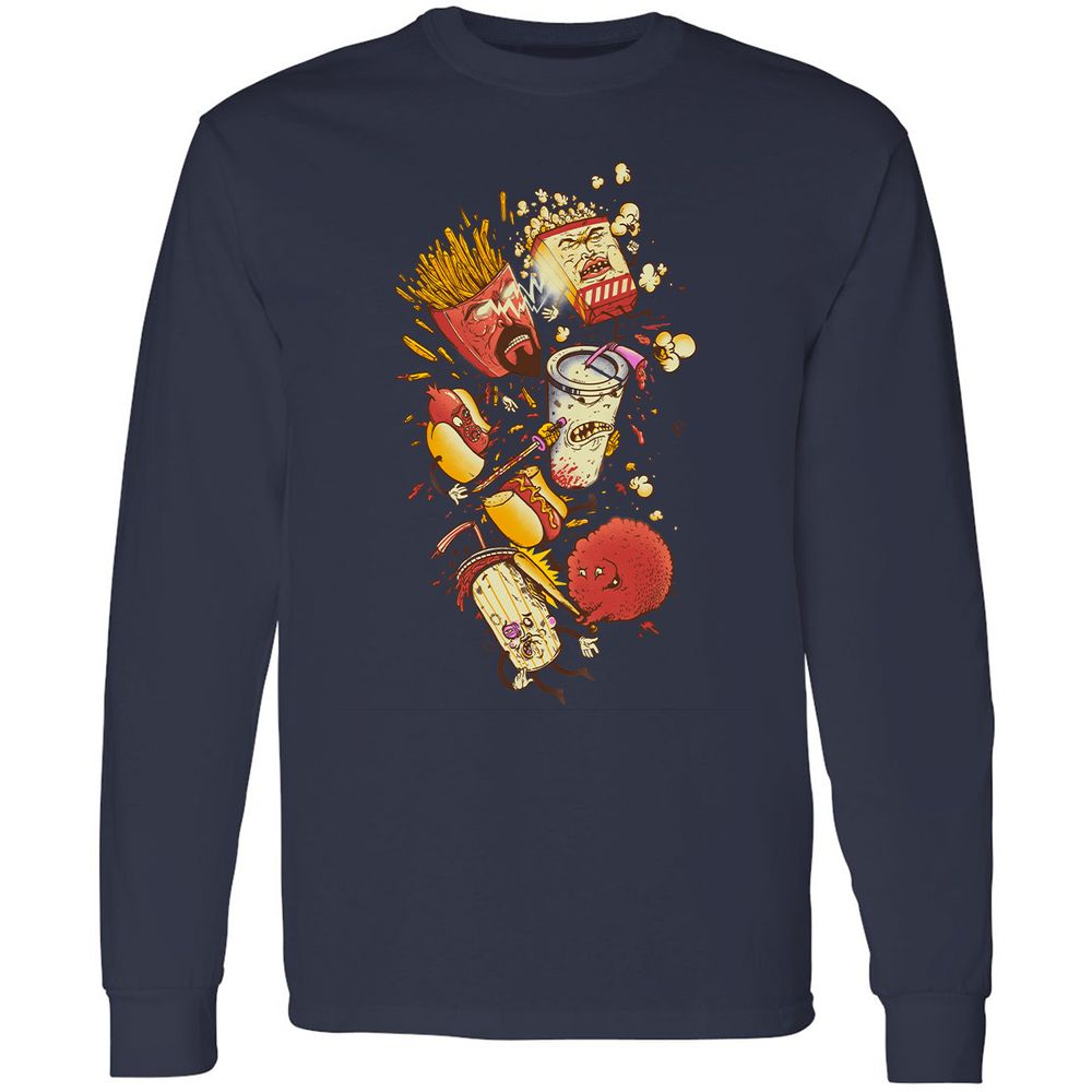 Long Sleeve T-Shirt - EK2KRGYX - Navy - 2