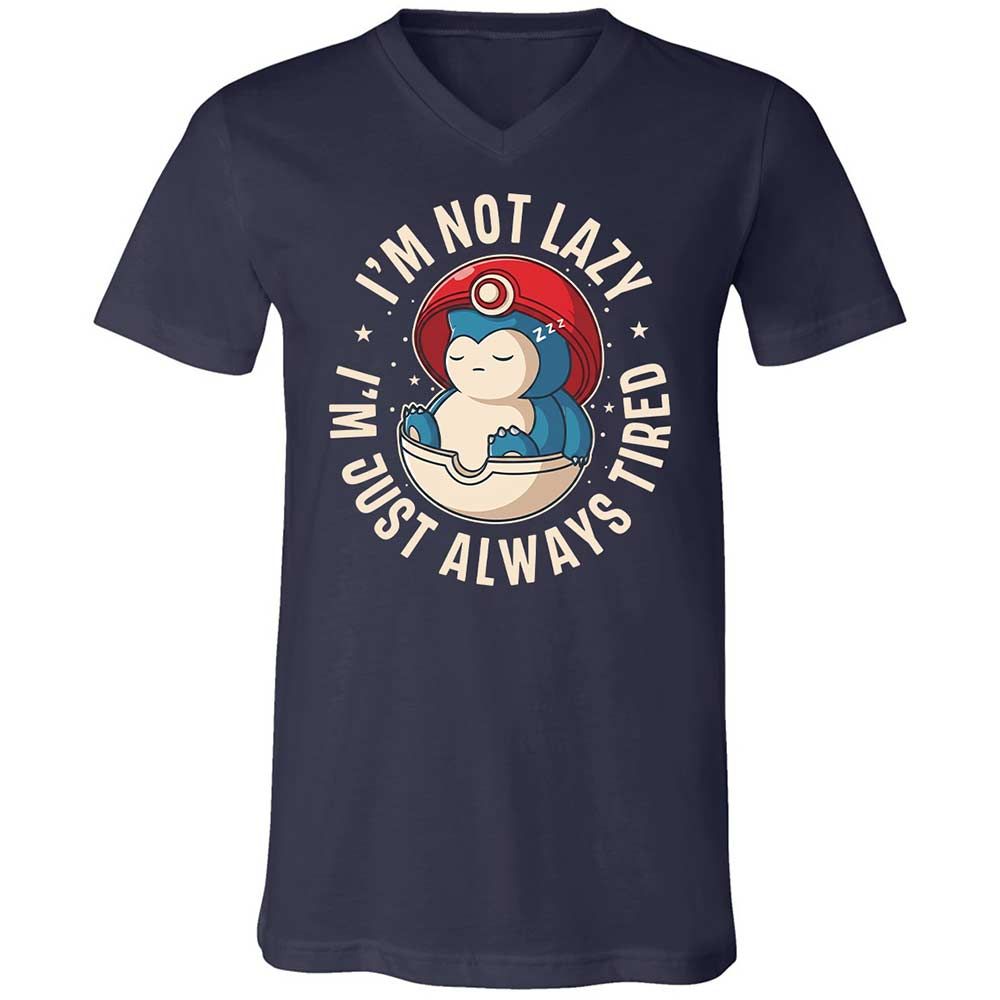 Unisex V-Neck T-Shirt - UT5T9K3M - Navy - 2