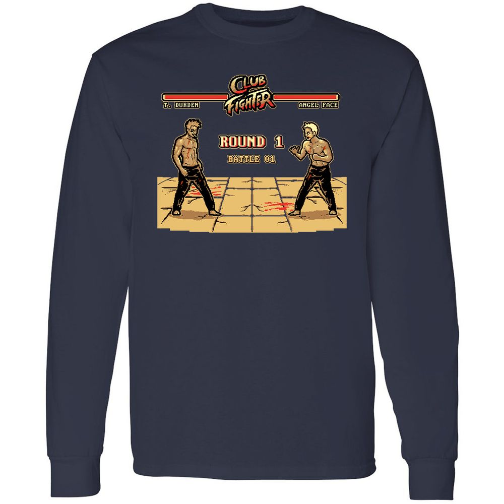 Long Sleeve T-Shirt - TCZDEW82 - Navy - 2