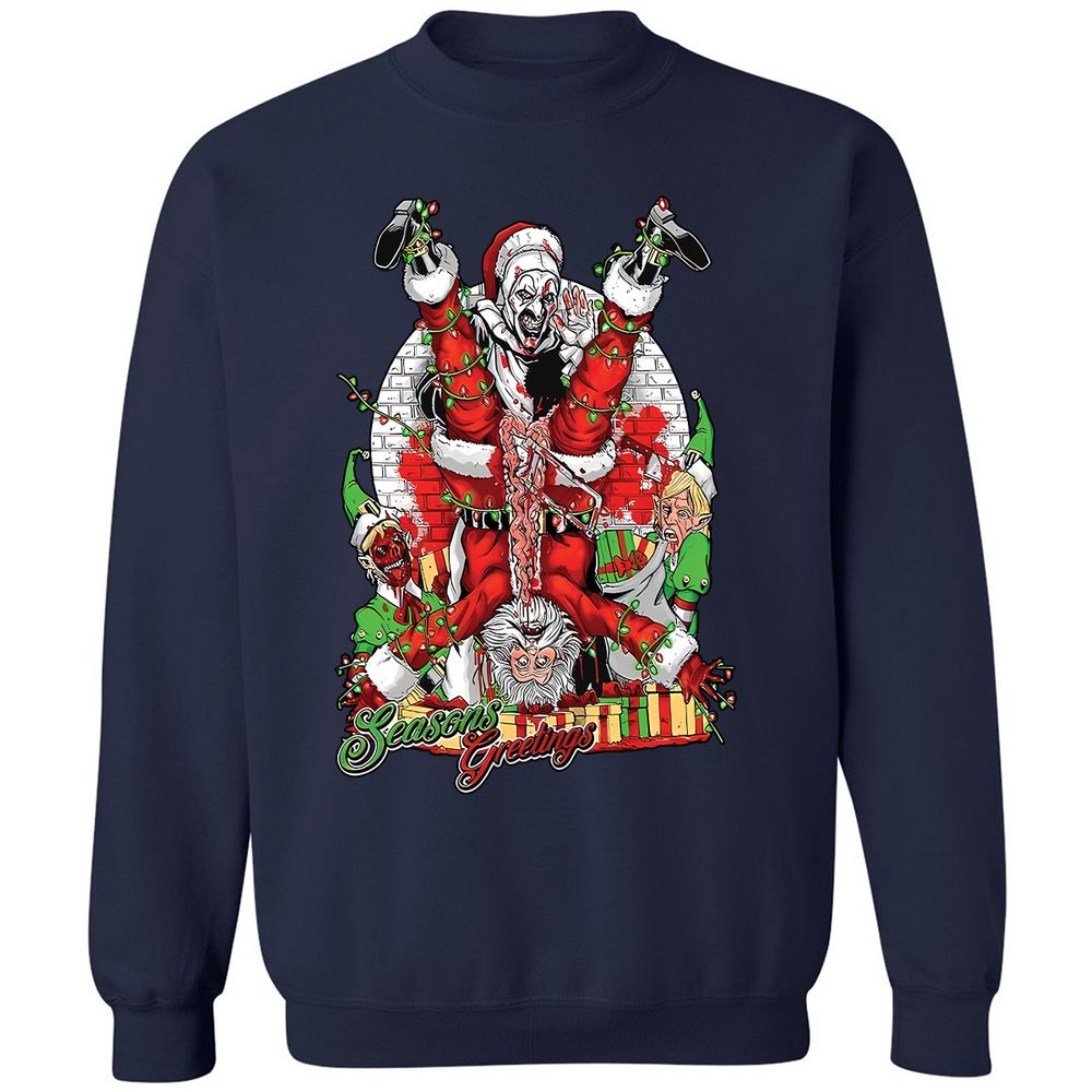 Seasons Greetings - Navy - 2
