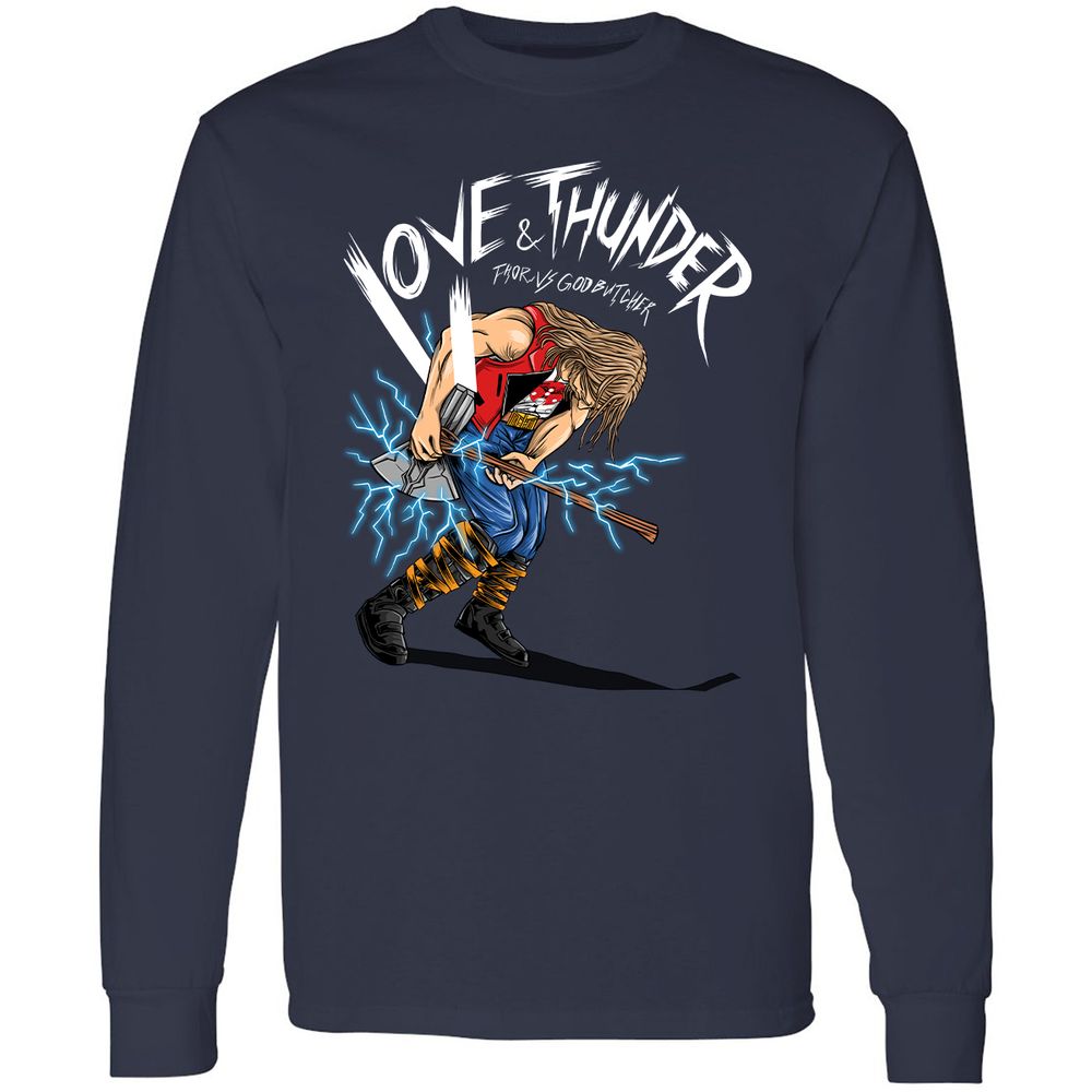 Long Sleeve T-Shirt - EPL7C2RC - Navy - 2