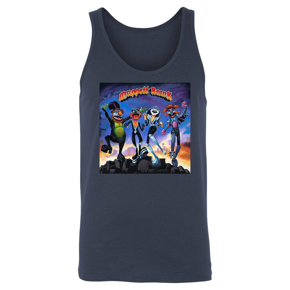 Unisex Jersey Tank - DW2CGFSW - Navy - 2