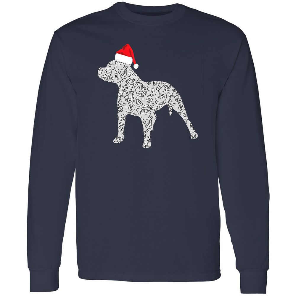 Long Sleeve T-Shirt - 6RPUFJJG - Navy - 2
