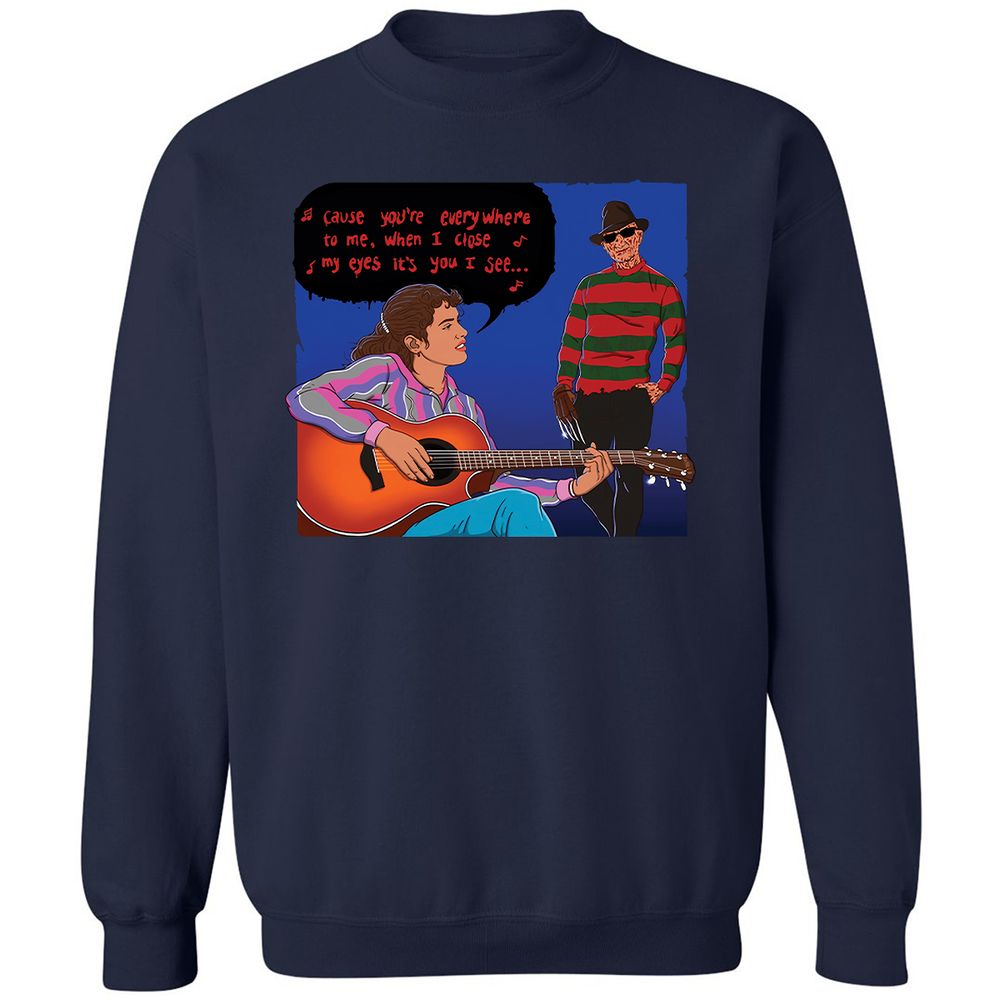 Classic Unisex Sweatshirt - AKXFQZNY - Navy - 2