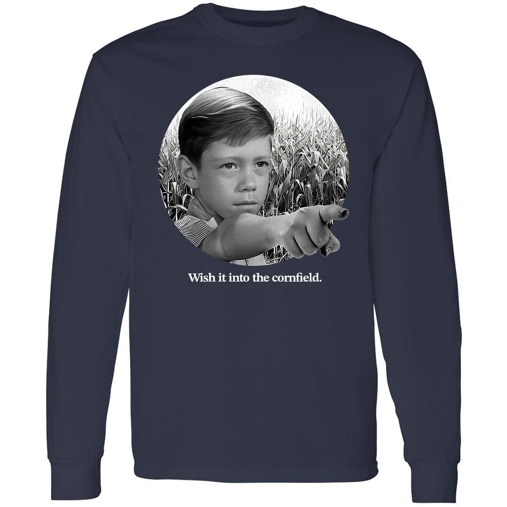 Wish It Into The Cornfield - Navy - 2