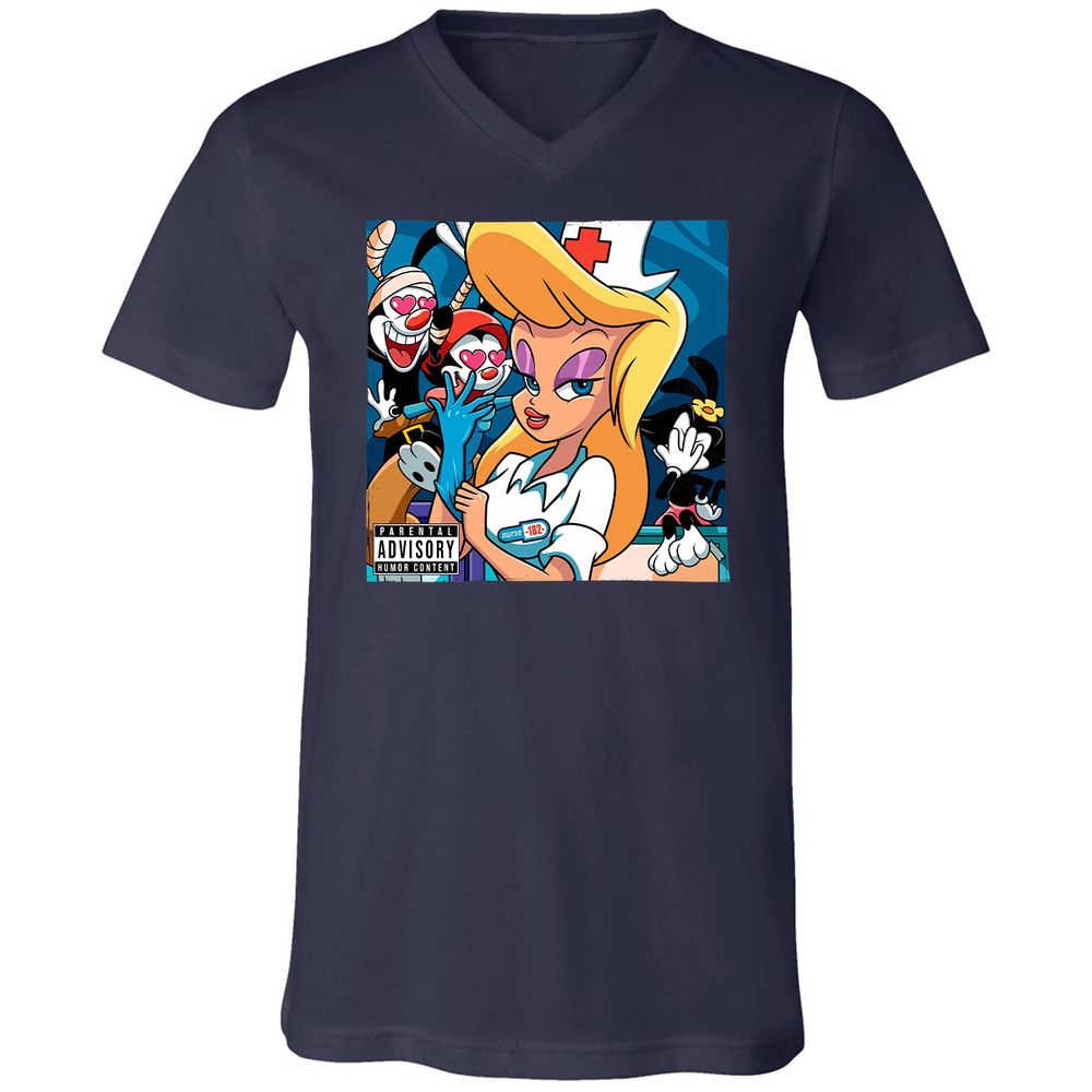 Unisex V-Neck T-Shirt - 94YTS377 - Navy - 2