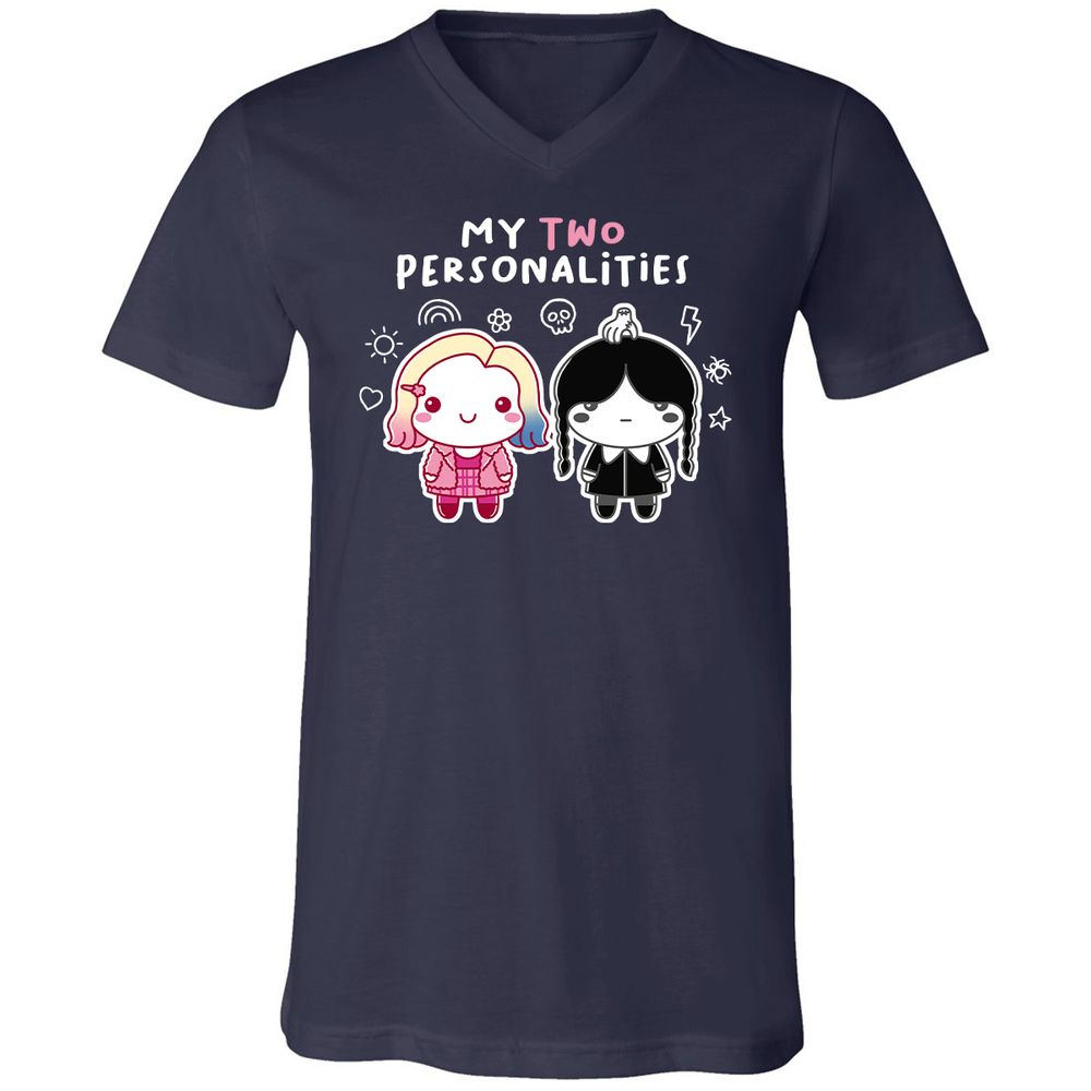 Unisex V-Neck T-Shirt - XV1429LW - Navy - 2