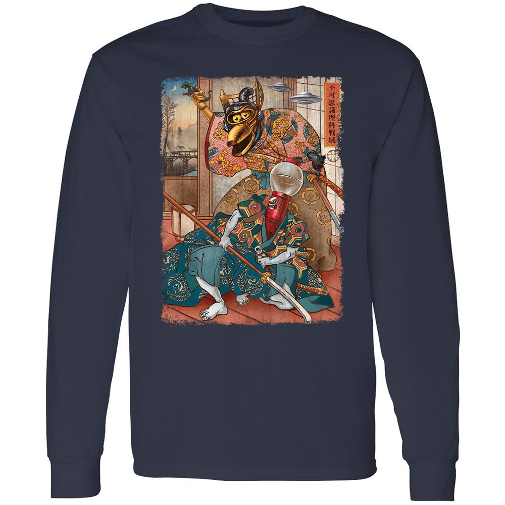 Long Sleeve T-Shirt - W7SU561S - Navy - 2
