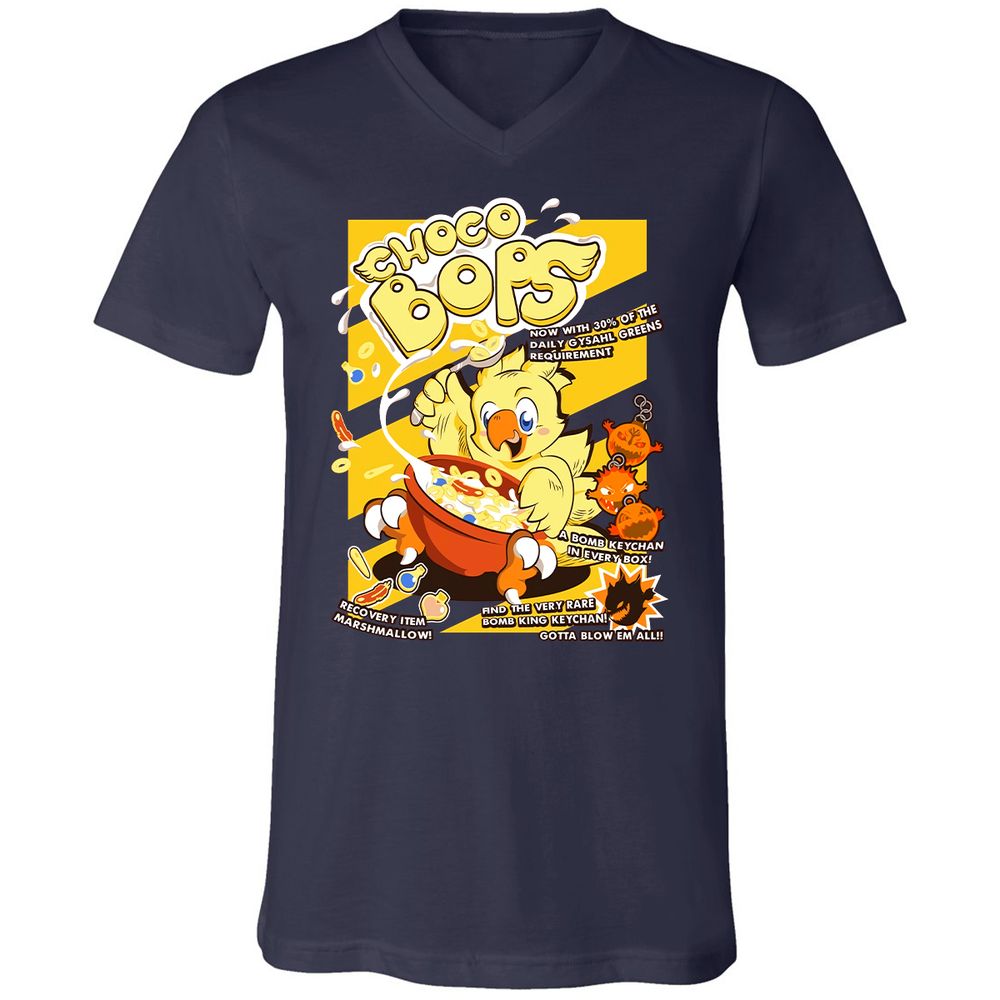 Unisex V-Neck T-Shirt - T949KV4V - Navy - 2
