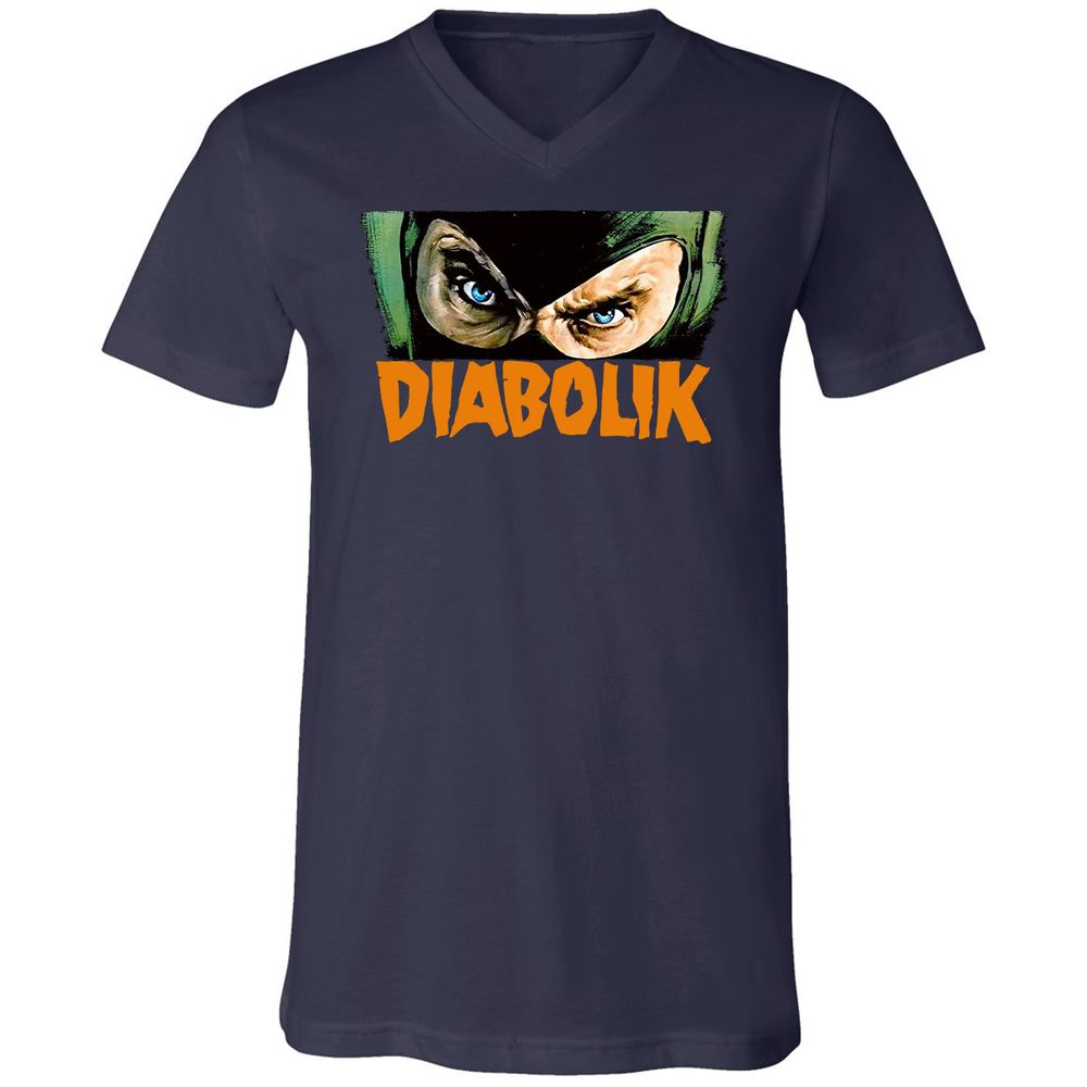 Unisex V-Neck T-Shirt - Y3C3S6F8 - Navy - 2