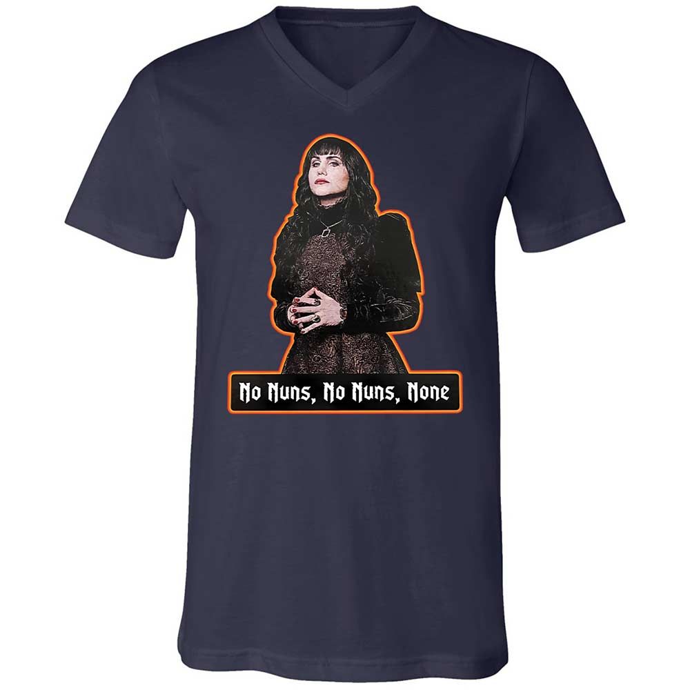 Unisex V-Neck T-Shirt - YUBD1BYZ - Navy - 2